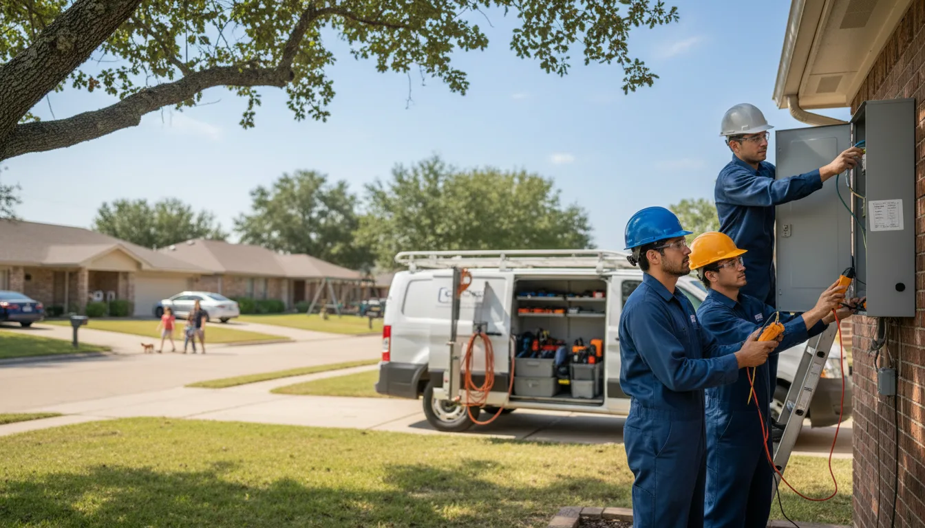 Certified electrician providing emergency electrical services in Barker, NY